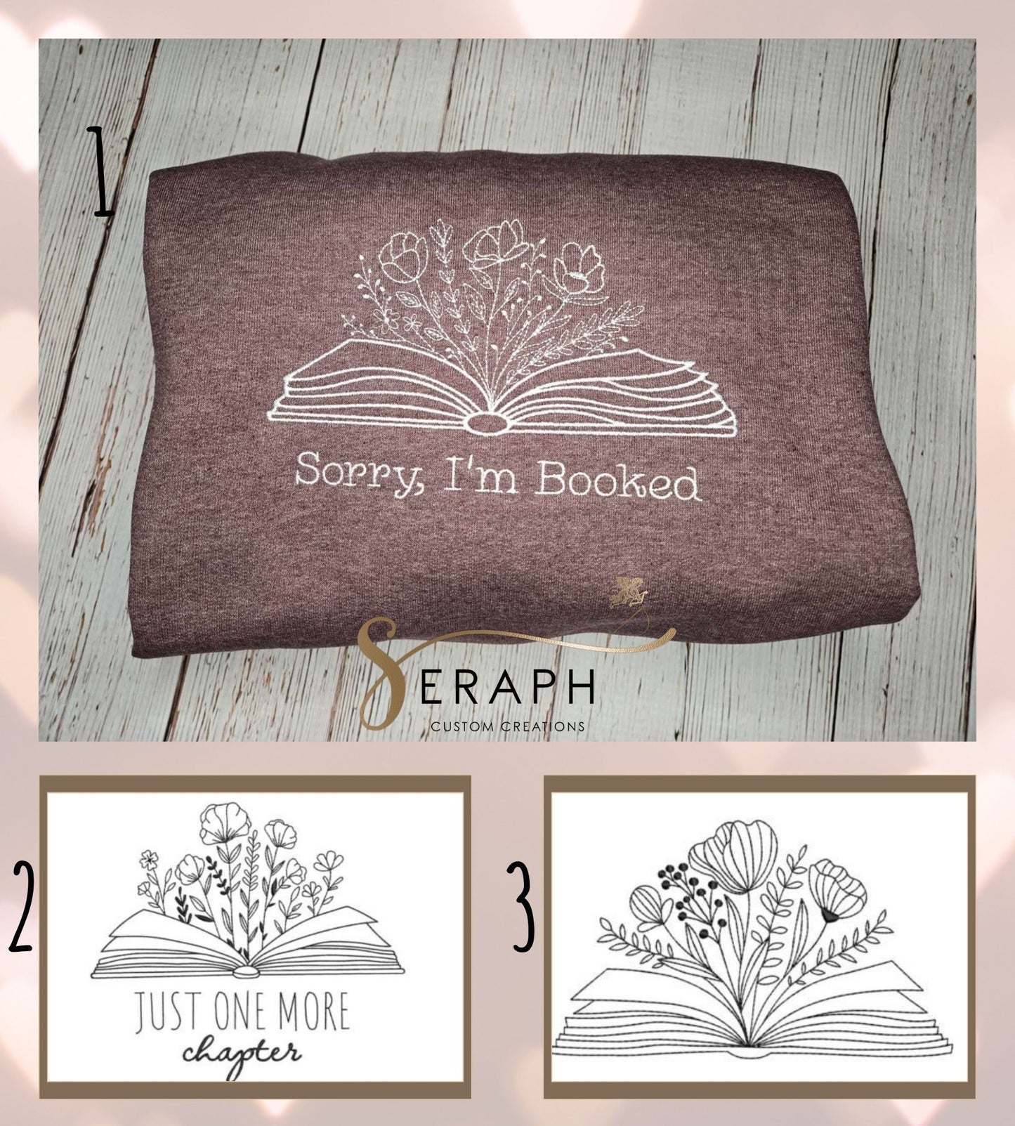 Floral Book Sweatshirt