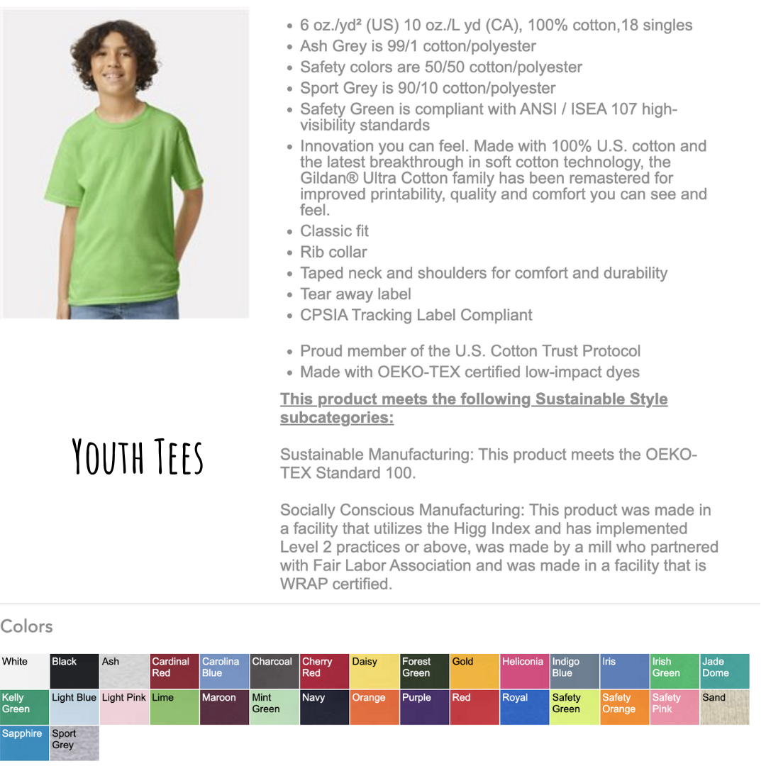 Valentine's Mallard Sweatshirt / Tee (Children/Youth)