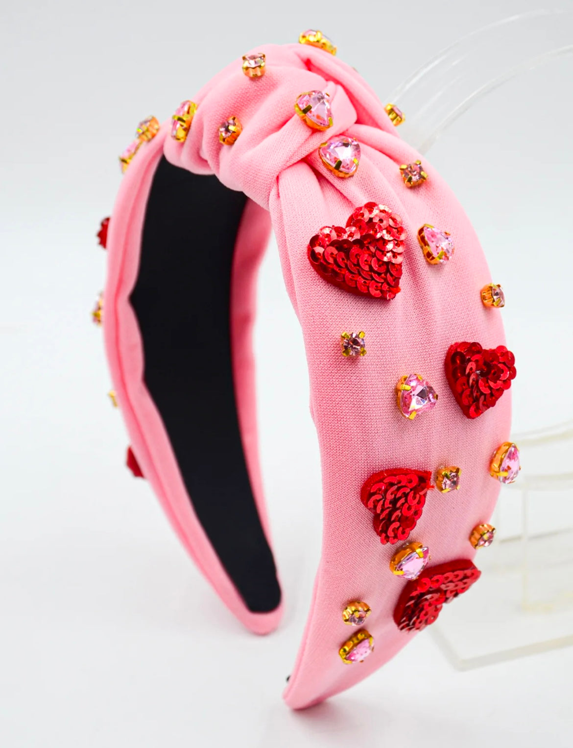 Valentine’s Headband with Hearts