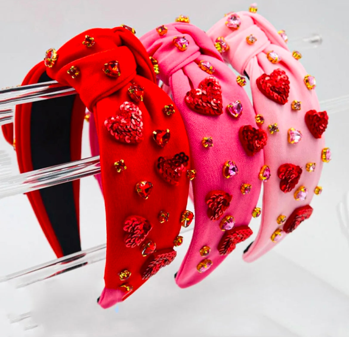 Valentine’s Headband with Hearts