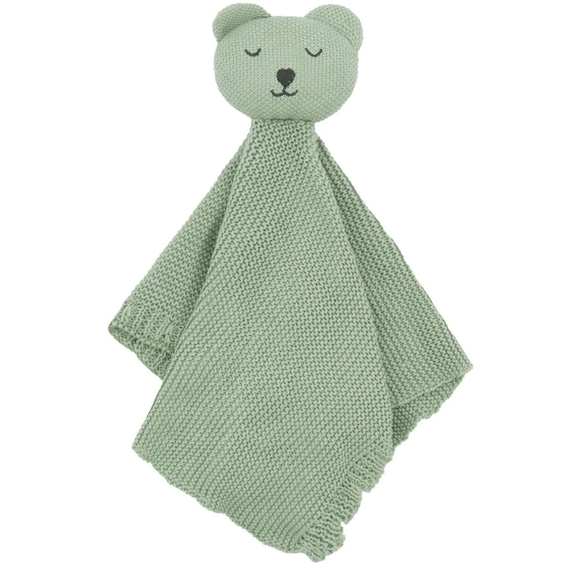 Knit Blanket with Bunny