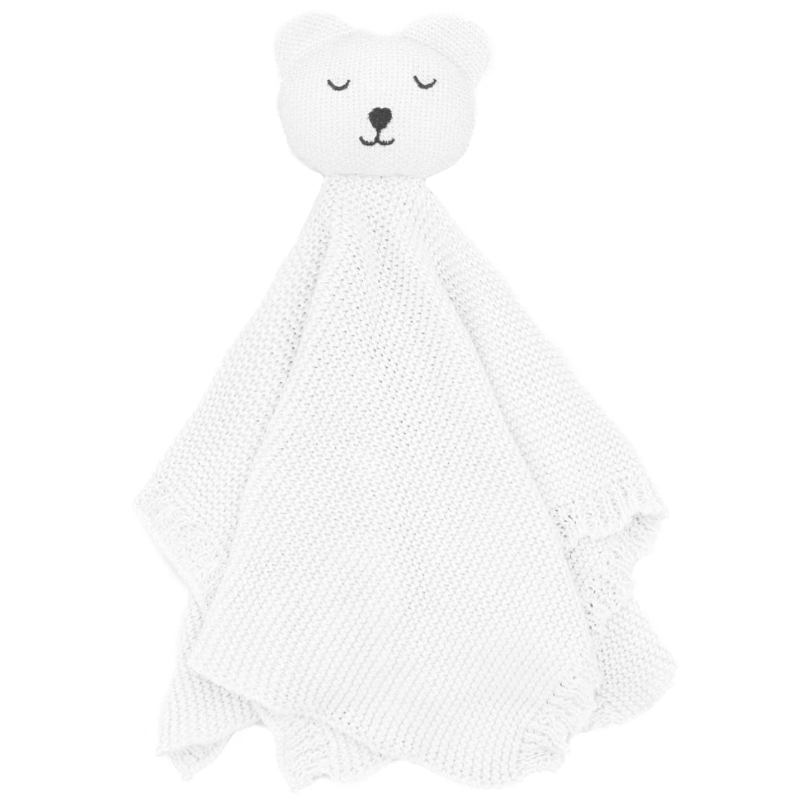 Knit Blanket with Bunny
