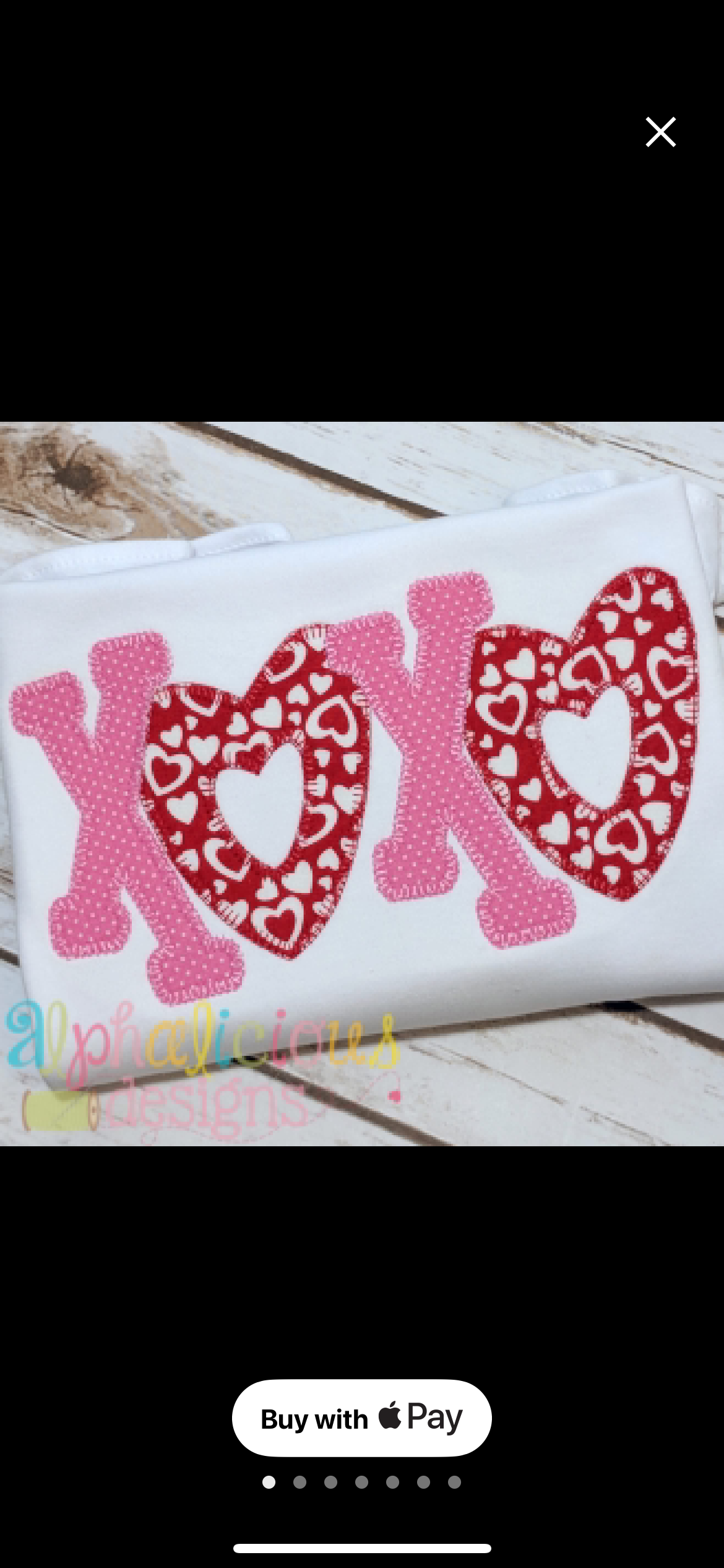 XoXo Appliqué Sweatshirt