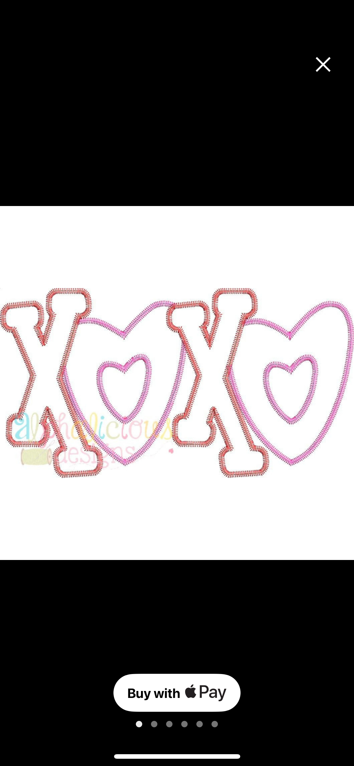 XoXo Appliqué Sweatshirt