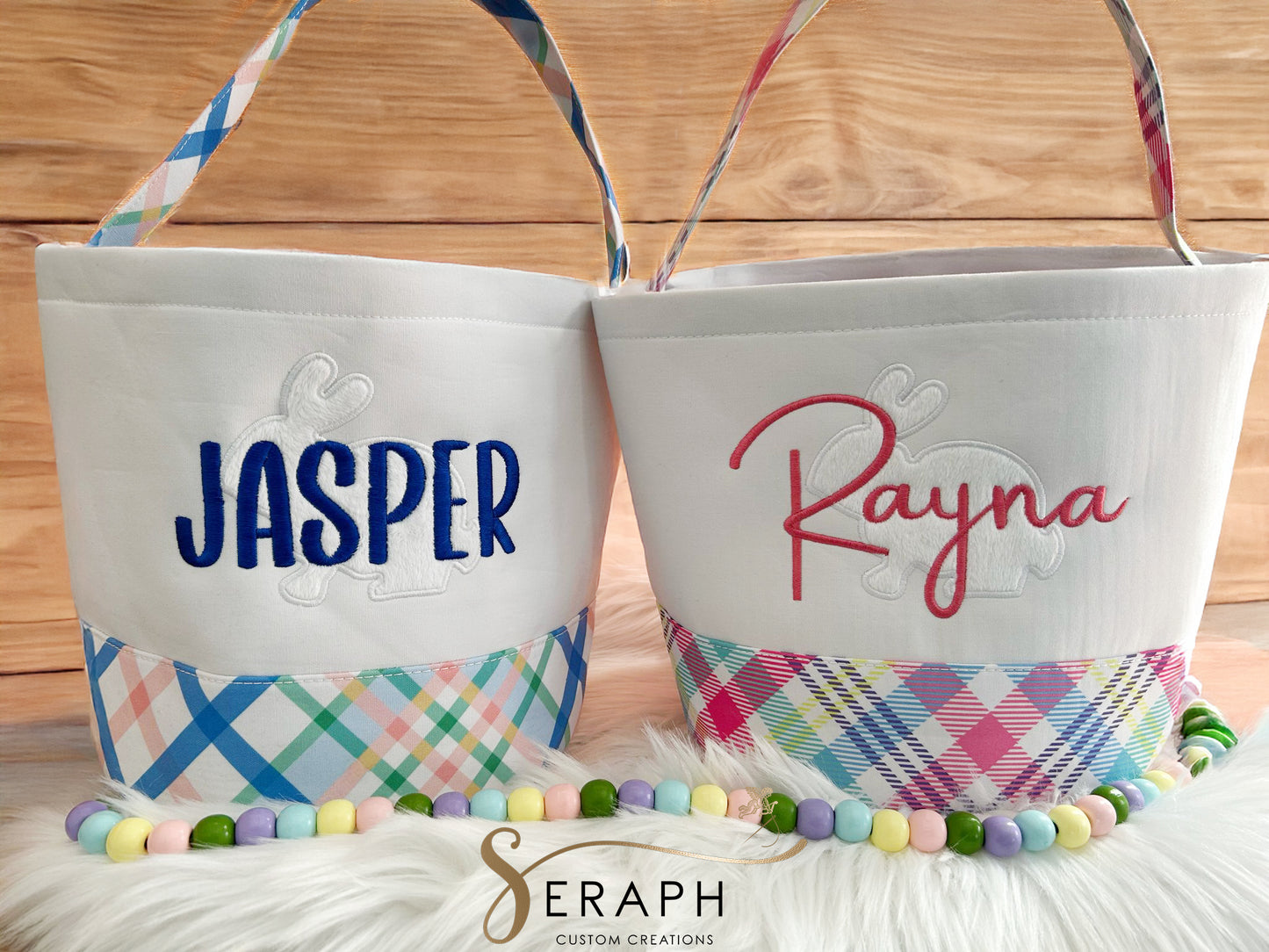 Plaid Easter Baskets