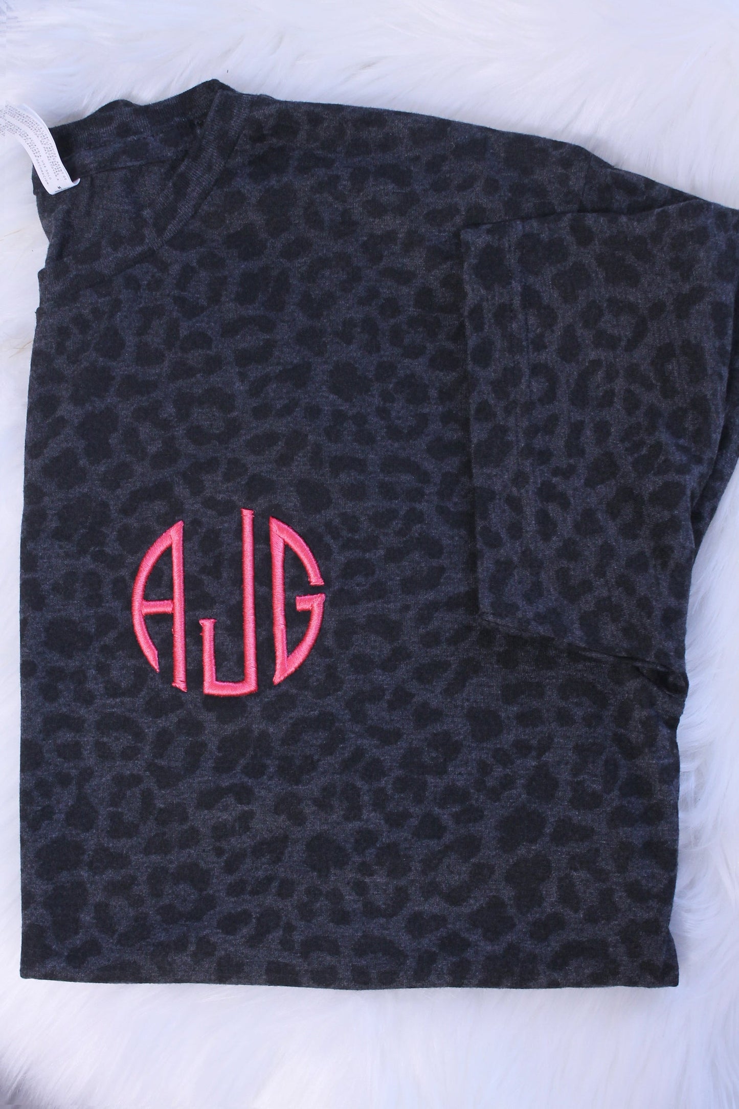 Cheetah Tee - Puff Monogrammed