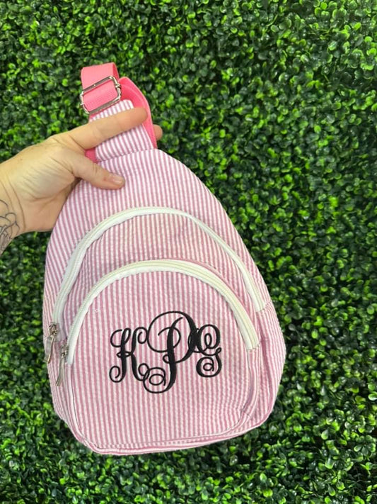Seersucker Sling Bags
