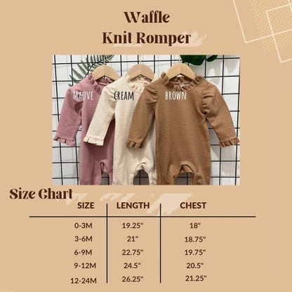 Waffle Knit Romper