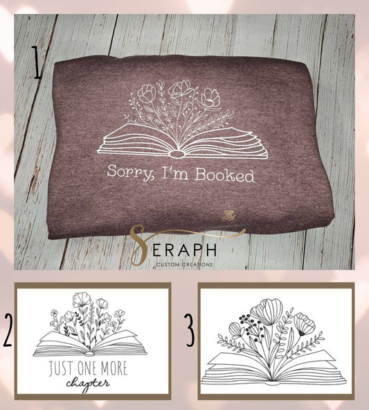 Floral Book Sweatshirt