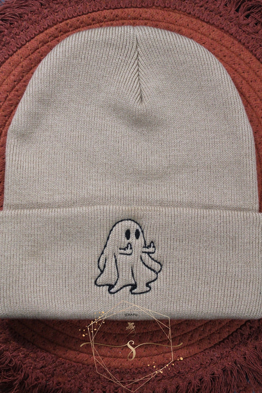 Snarky Ghost Beanie