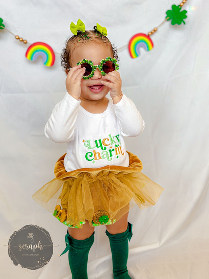 Over the top Skirted Bummy - St Patty’s