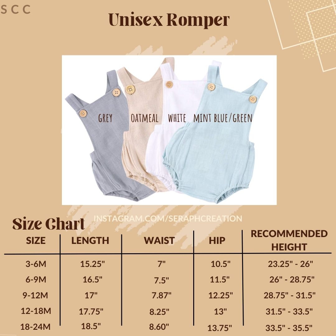 Oatmeal Applique Romper With Star Fabric