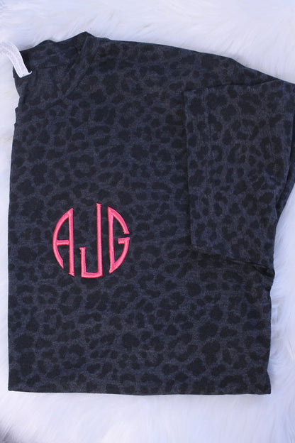 Cheetah Tee - Puff Monogrammed