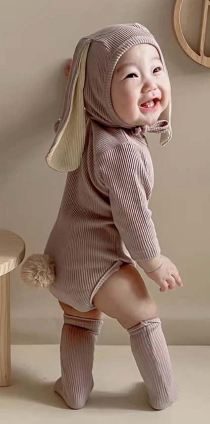 Bunny Outfits with Socks / Fluffy Tails (Preorder)