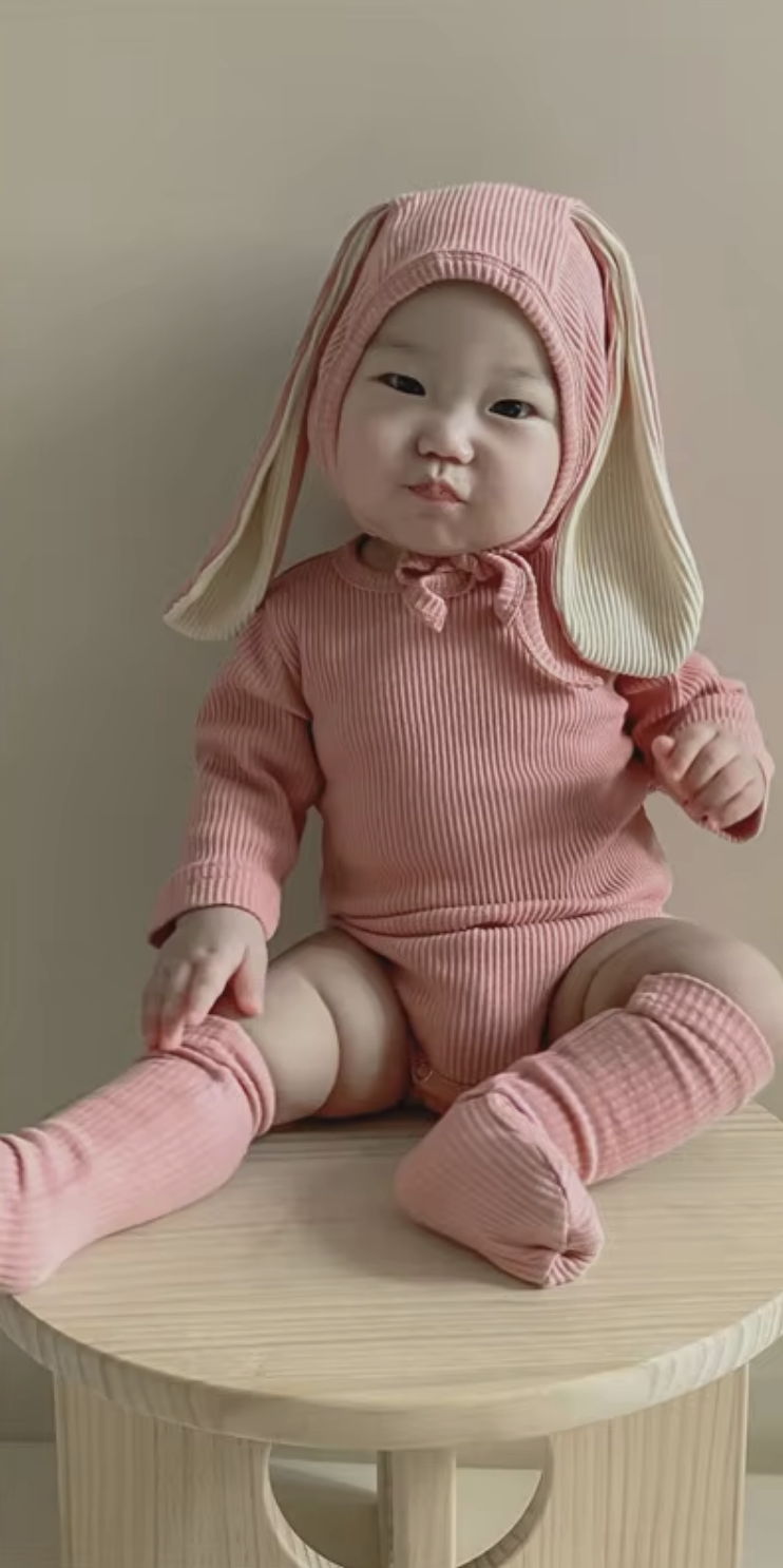 Bunny Outfits with Socks / Fluffy Tails (Preorder)