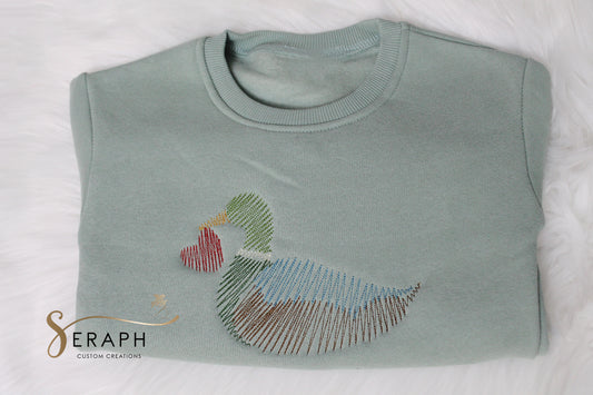 Valentine's Mallard Sweatshirt / Tee (Children/Youth)